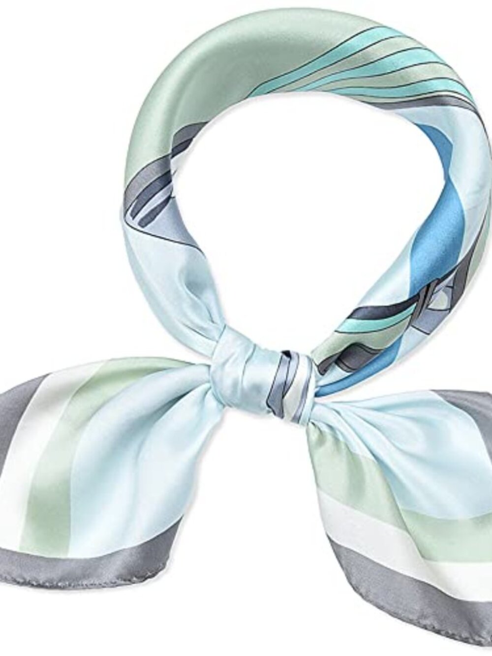 100% Real Silk 21x21 Neck Scarf Lightweight Headband Bandana
